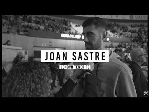 Así vivió Joan Sastre el triunfo de Lenovo Tenerife