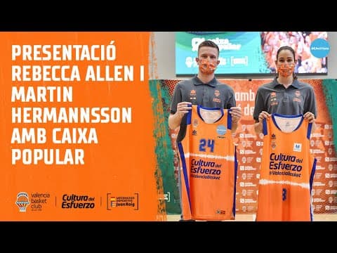 Martin Hermannsson, presentado como nuevo jugador de Valencia Basket
