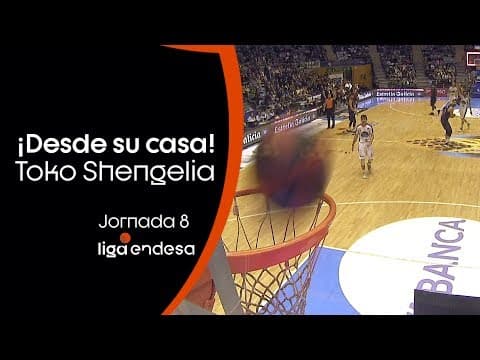 Shengelia... ¡desde su casa!