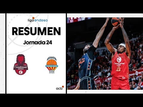 Resumen Casademont Zaragoza 86 - Valencia Basket 75 (J24)