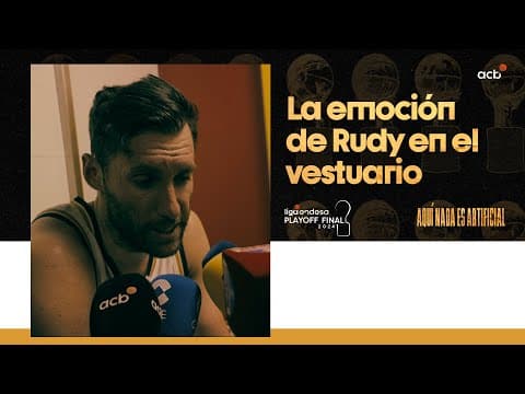 Rudy: "Un momento que me llevo para toda la vida"