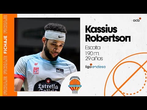Kassius Robertson, explosividad y tiro para el Valencia Basket