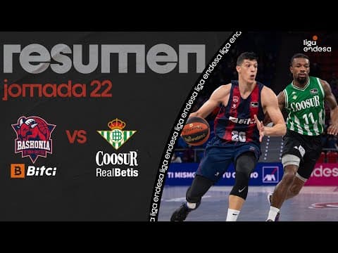 Resumen Bitci Baskonia 93 - Coosur Real Betis 72 (J22)