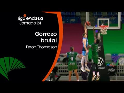 Gorrazo brutal de Deon Thompson