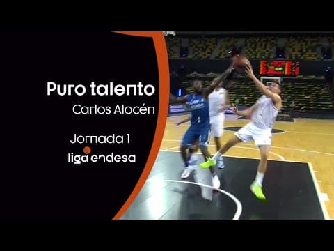 ¡Qué canastón de Carlos Alocén!