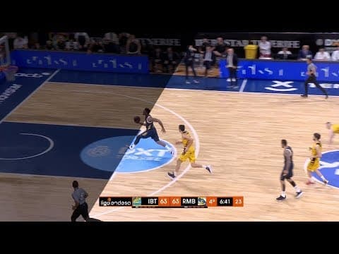 El mate desde el tiro libre de Jordan... Mickey