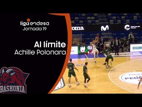Achille Polonara y un canastón sobre la bocina