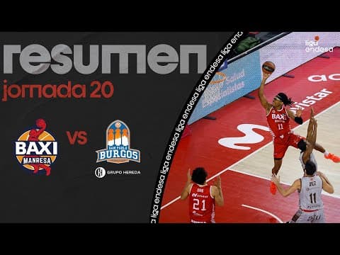 Resumen BAXI Manresa 93 - Hereda San Pablo Burgos 68 (J20)