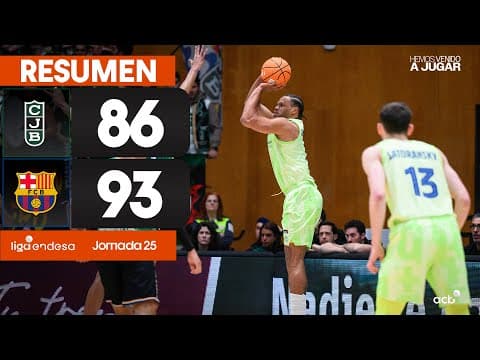 Resumen Joventut Badalona 86 - Barça 93 (J25)
