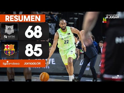 Resumen Surne Bilbao Basket 68 - Barça 85 (J34)