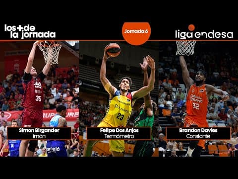 Los Más de la Jornada 6 de la Liga Endesa 2023-24