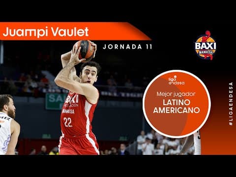 Juampi Vaulet, Mejor Jugador Latinoamericano de la Jornada 11