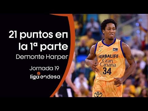 Demonte Harper: 21 puntos al descanso