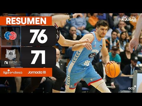 Resumen Río Breogán 76 - Surne Bilbao Basket 71 (J18)