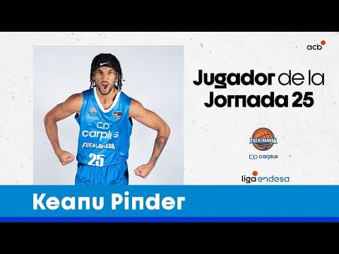 Keanu Pinder, Jugador de la Jornada 25