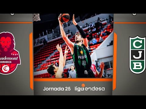 Resumen Casademont Zaragoza 95 - Club Joventut Badalona 100 (J25)