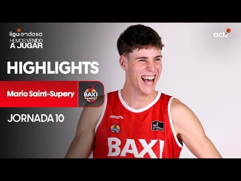 Mario Saint-Supery, de dulce al timón del BAXI Manresa