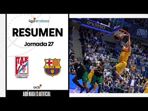 Resumen Monbus Obra 84 - Barça 89 (J27)
