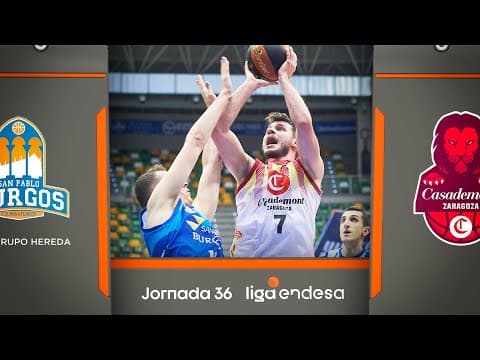 Resumen HSP Burgos 95 - Casademont Zaragoza 98 (J36)