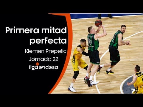 Klemen Prepelic y una primera mitad perfecta