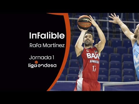 Rafa Martínez infalible, ¡4 de 4 en triples!