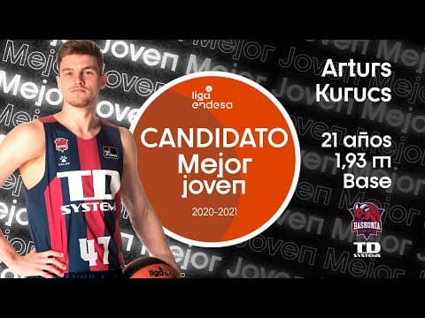 Arturs Kurucs, candidato al Mejor Joven