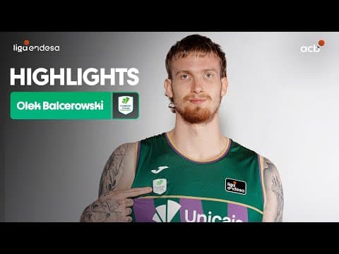 Olek Balcerowski, imponente en el ataque de Unicaja