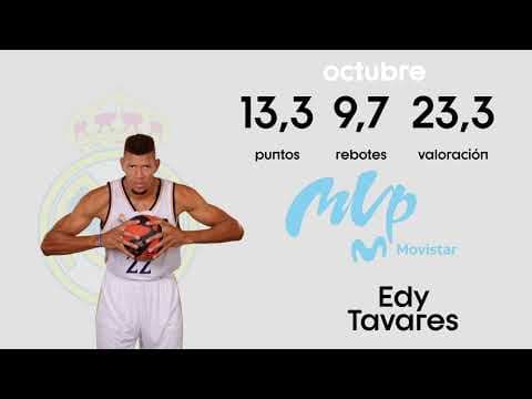 Edy Tavares, MVP Movistar del mes de Octubre