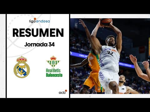 Resumen Real Madrid 79 - Real Betis Baloncesto 77 (J34)