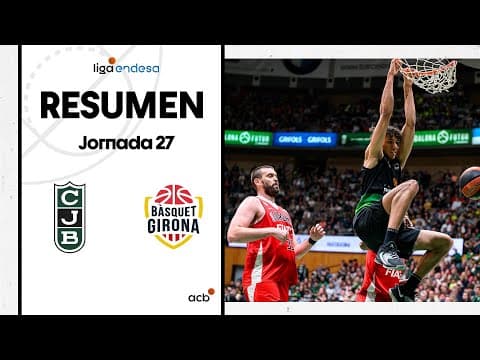 Resumen Joventut Badalona 92 - Bàsquet Girona 64 (J27)