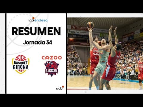 Resumen Bàsquet Girona 70 - Cazoo Baskonia 75 (J34)