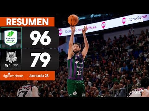 Resumen Unicaja 96 - Surne BB 79 (J28)