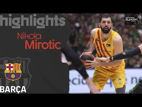 Nikola Mirotic vuelve a liderar al Barça