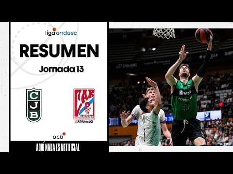 Resumen Joventut Badalona 78 - Monbus Obradoiro 69 (J13)