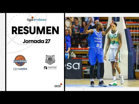 Resumen Carplus Fuenlabrada 77 - Surne Bilbao Basket 71 (J27)