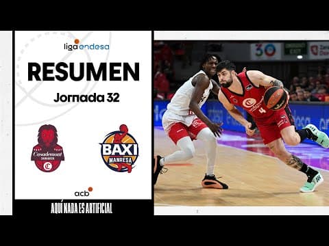 Resumen Casademont Zaragoza 90 - BAXI Manresa 80 (J32)