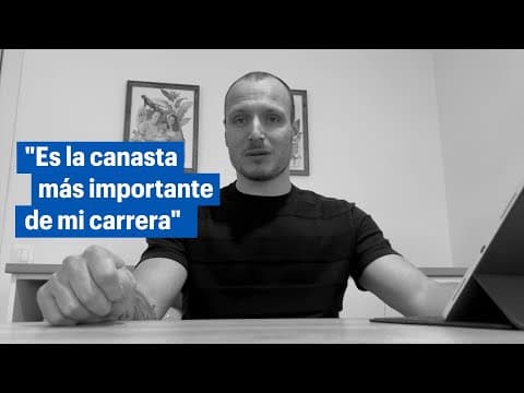 Rafa Luz: "Es la canasta más importante de mi carrera"