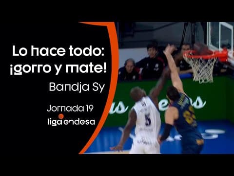 Bandja Sy lo hace todo: tapón y matazo