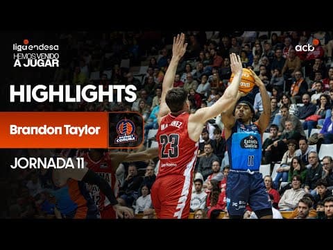 Brandon Taylor, líder anotador del Leyma Coruña