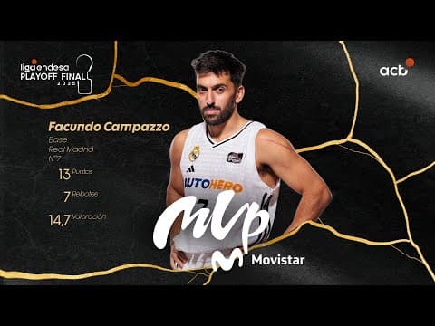 Facu Campazzo, MVP Movistar del Playoff Final 2025