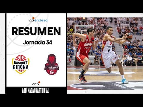 Resumen Bàsquet Girona 79 - Casademont Zaragoza 89 (J34)