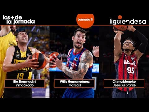 Los Más de la Jornada 11 de la Liga Endesa 2023-24