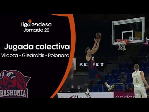 Gran jugada colectiva baskonista