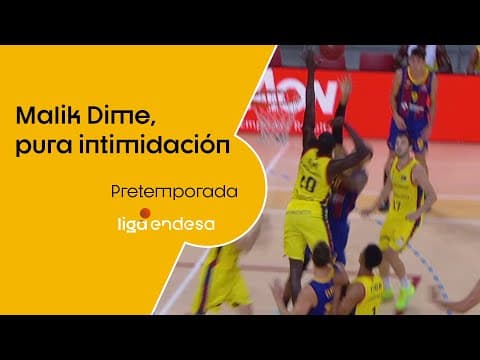 Malik Dime, pura intimidación