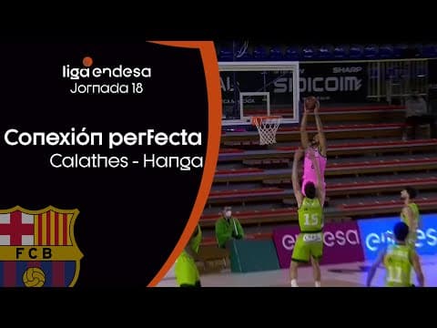 Calathes hace volar a Hanga: ¡alley-oop!