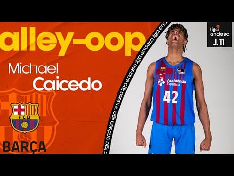 Michael Caicedo termina una alley-oop de malabarista