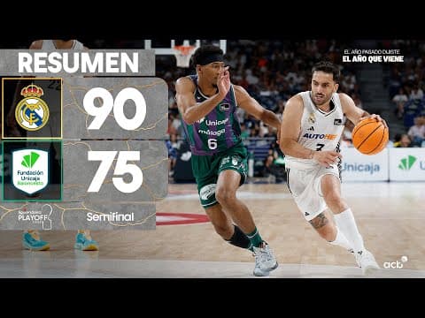 Resumen Real Madrid 90 - Unicaja 75 (J39)