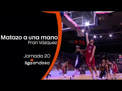 ¡Matazo de Fran Vázquez a una mano!