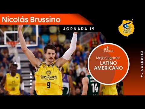 Nico Brussino, Mejor Jugador Latinoamericano de la Jornada 19
