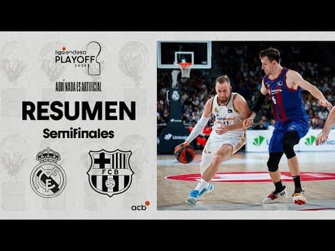 Resumen Real Madrid 104 - Barça 98 (2º semifinales)